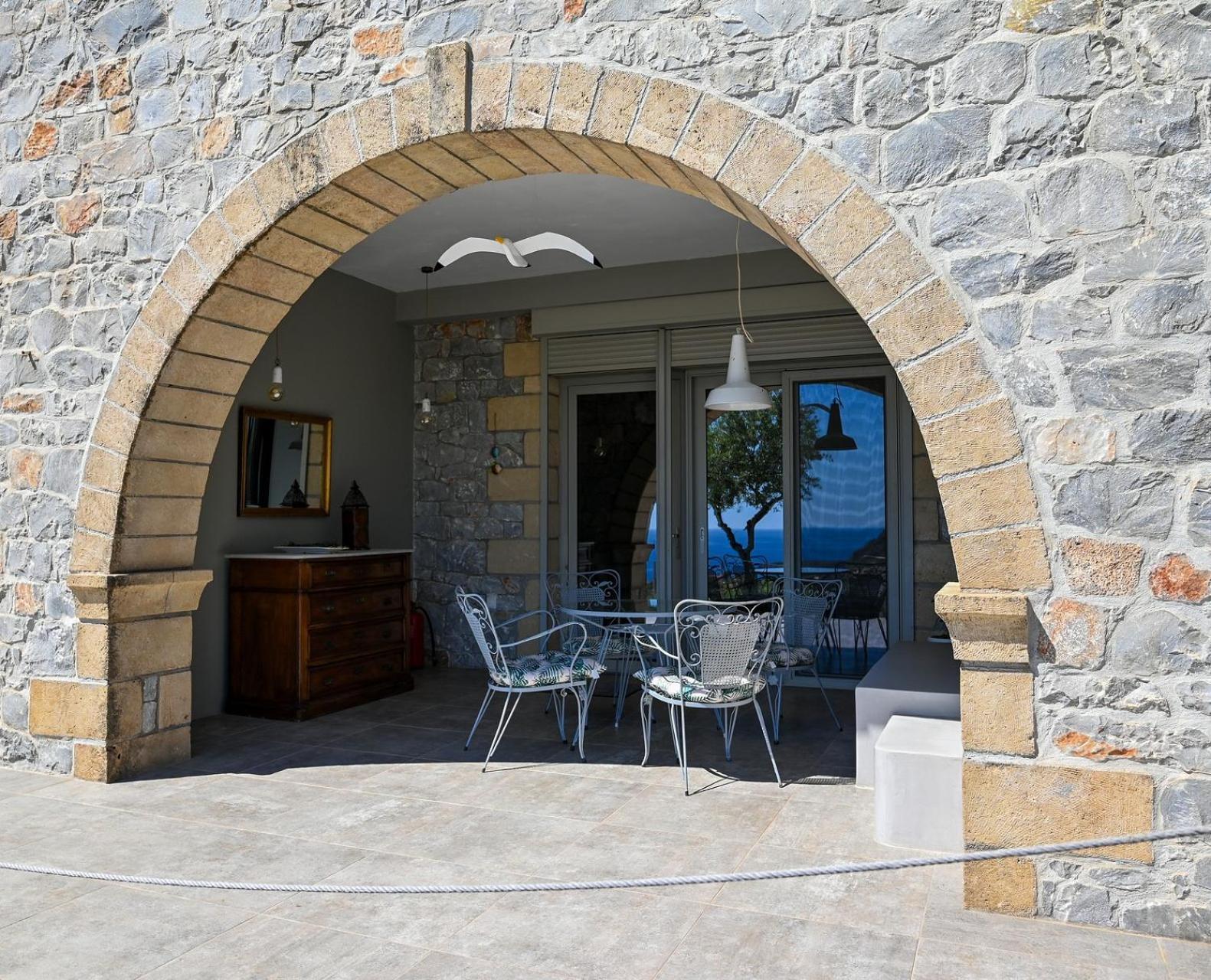 Athina'S Stone House In Kardamyli Villa Buitenkant foto